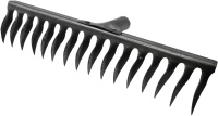Грабли 16-ти зубчатые витые без черенка рельсовая сталь 5873