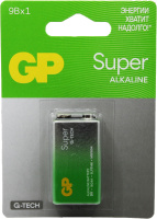 Батарейка GP SUPER G-TECH 1604АLR61 BL1 крона 1штупак