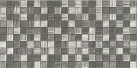 Мегаполис темно-серая мозаика настенная+500+250