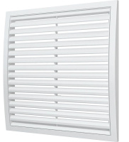 Вент решетка пластик МВ 350х350 жалюзи 515025