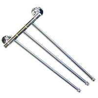 Полотенцедержатель 3 спицы хром 30403