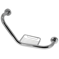 Поручень угловой с мыльницей F1719