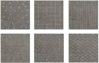 Плитка Адажио серая орнамент