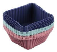 Набор силиконовых форм для выпечки Кекс 7х3см 16шт 891-068