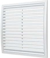 Вент решетка пластик МВ 350х350 жалюзи 515025
