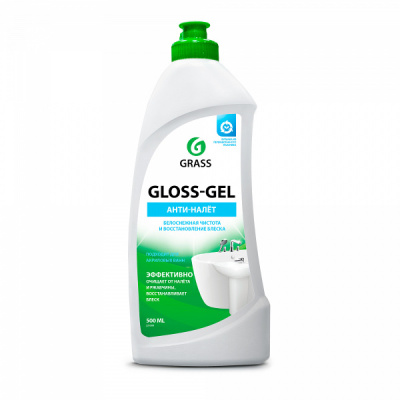 Средство для ванной комнаты чистящее GLOSS GEL кислотное GRASS 0,5л 49812/221500