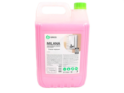Мыло жидкое GRASS Milana Спелая черешня 5л 126405