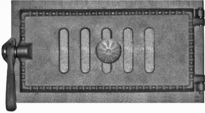 Дверь поддувальная чугунная 290х140мм ДПУ-3