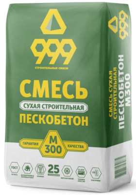 Пескобетон СМ999 М-300 25кг (48)