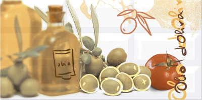 Декор ВОГ Олива 201*405 Azori