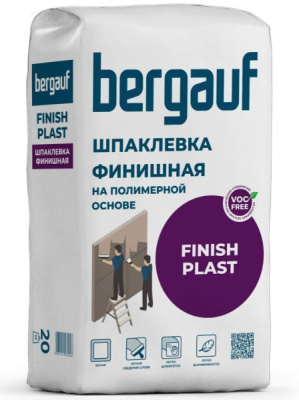 Шпаклевка финишная полимерная Бергауф (Bergauf) FINISH PLAST 20кг (64)