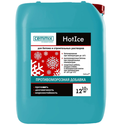 Противоморозная добавка Cemmix HotIce 10л 206786