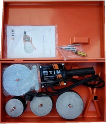 Аппарат для сварки труб PPR TIM WM-16 2,0кВт 75-110 89271