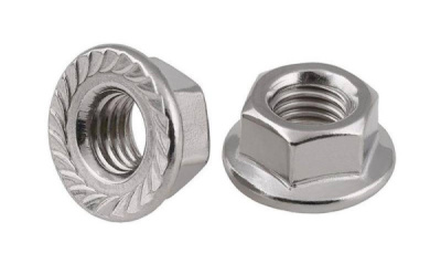 Гайка с фланцем М12 цинк