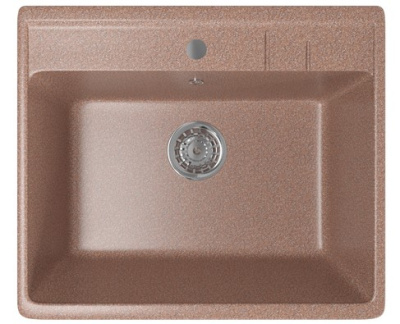 Мойка гранит ML-GM15 560х500мм терракот 551913