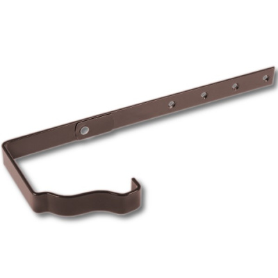 МП Держатель желоба ПЭ RAL8017 коричневый