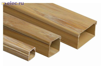 Кабельный канал 12х12х2000мм светлое дерево