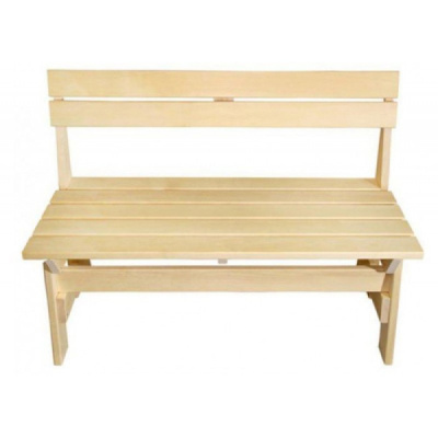 Лавка 330х1200 со спинкой Осина