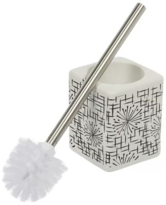 Ерш для туалета Y4-9855 напольный бежевая паутинка керамика 502319