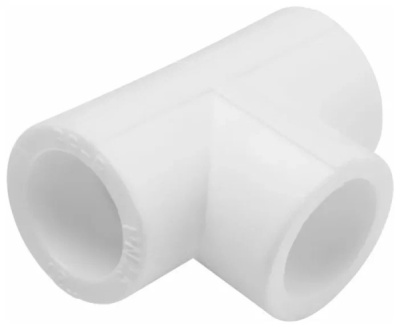 Тройник 32 белый 537508