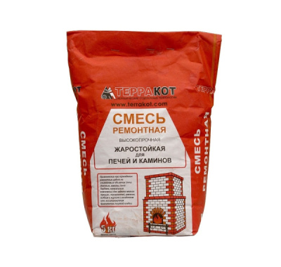 Затирка белая Терракот жаростойкая 5кг