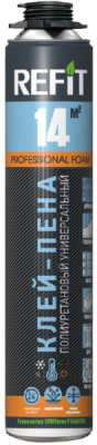 Клей-пена REFiT 14 универсальная профессиональная всесезонная 780г