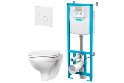 Инсталляция Бореаль+унитаз Santek