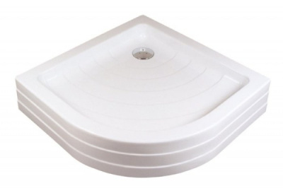 Поддон Тритон акриловый ПД22 полукруг низкий 0,8х0,8м сифон+панель