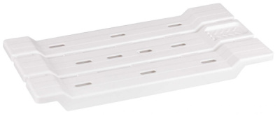 Полка на ванну 68,5х35х3см белая 155787