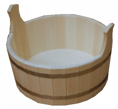 Шайка 17л с нержавеющей вставкой двуручная ЛТ-17