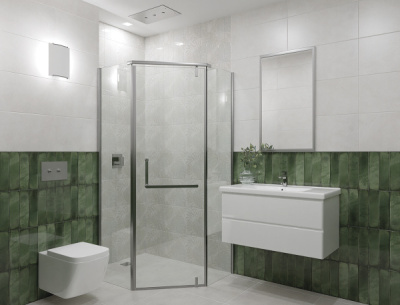 Плитка для стен Bricks Green 315*630 Azori