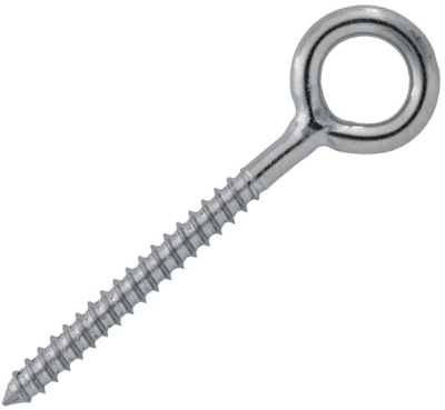 Металлический круглый шуруп-кольцо 5х40