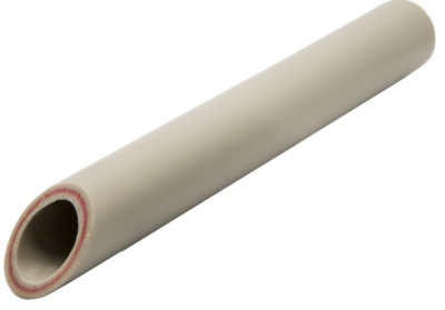 Труба для отопления армированная PPR 50 PN20 серая 531410