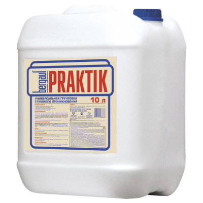 Грунтовка Bergauf Praktik акриловая глубокого проникновения 10л