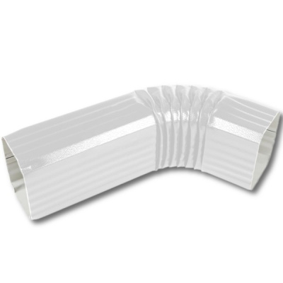 МП Колено трубы ПЭ RAL9003 (белый)