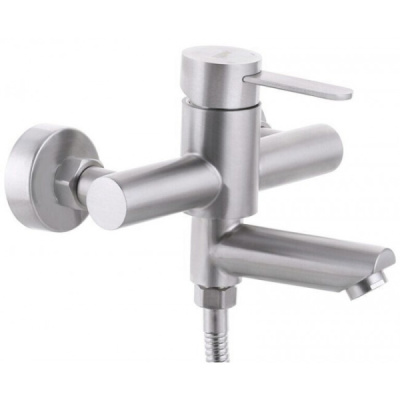 Смеситель для ванны ZERIX JAX-009 нерж. 28609