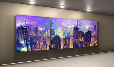 Модульная картина 62КВ 50х150см