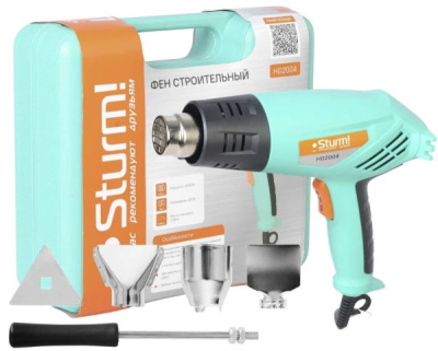 Фен строительный Sturm HG2004 2000Вт, кейс