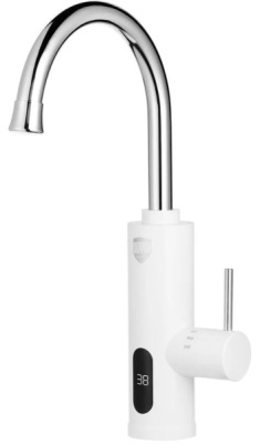 Смеситель для кухни Royal Thermo Quick Tap белый с электронагревателем 