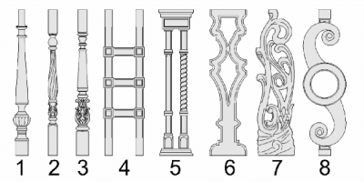 Балясина №8, №12, №13