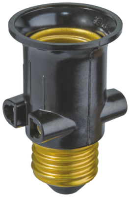 Патрон-переходник с розетки Е27-Е27 454081