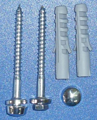 Болты крепления для унитаза (хром) 555126