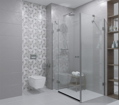 Плитка для стен Incisio Silver 315*630 Azori