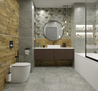 Плитка для стен Палисандр коричневый 300*600 Тянь-Шань