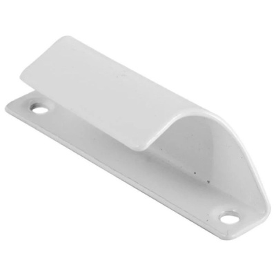 Ручка балконная белая металлическая