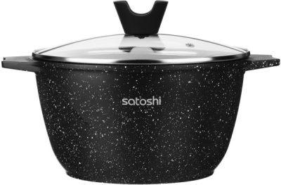 Казан алюминиевый литой с крышкой Монфор 4,8л SATOSHI 846-746