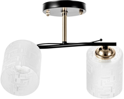 Люстра Ассела черный/золото 9920187