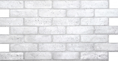 Панель ПВХ Кирпич старый серый 960х480 