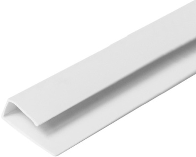 Профиль ПВХ L-образный для панелей 10мм стартовый белый 3000мм