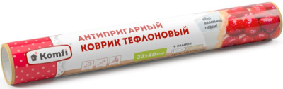 Коврик антипригарный для приготовления тефлоновый 33х40см Komfi